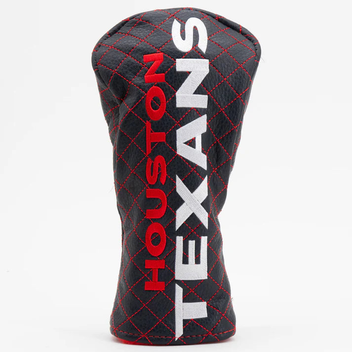 Team Golf Houston Texans Quilted Headcovers – Battle Red Collection