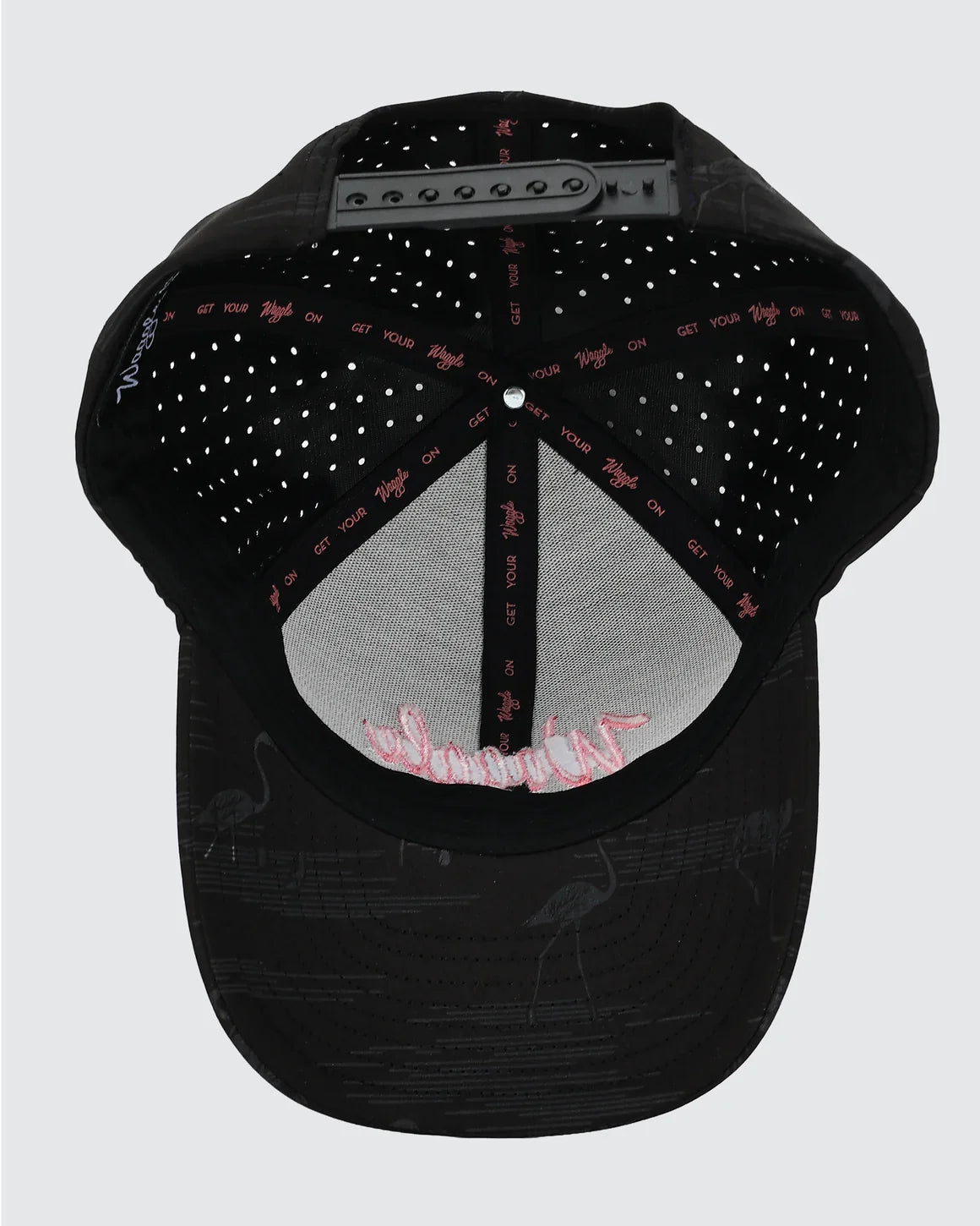 Waggle Low-Profile Snapback Hat - Flamingrove