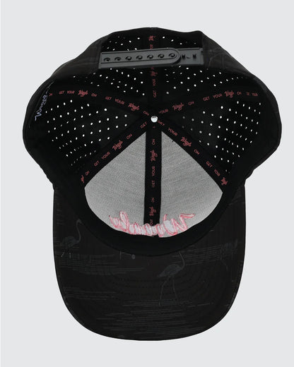 Waggle Low-Profile Snapback Hat - Flamingrove