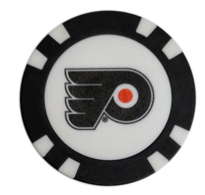 Officially Licensed Philadelphia Flyers Poker Chip Golf Ball Marker