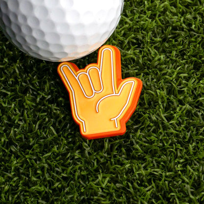 Foam Finger Rock On Ball Marker