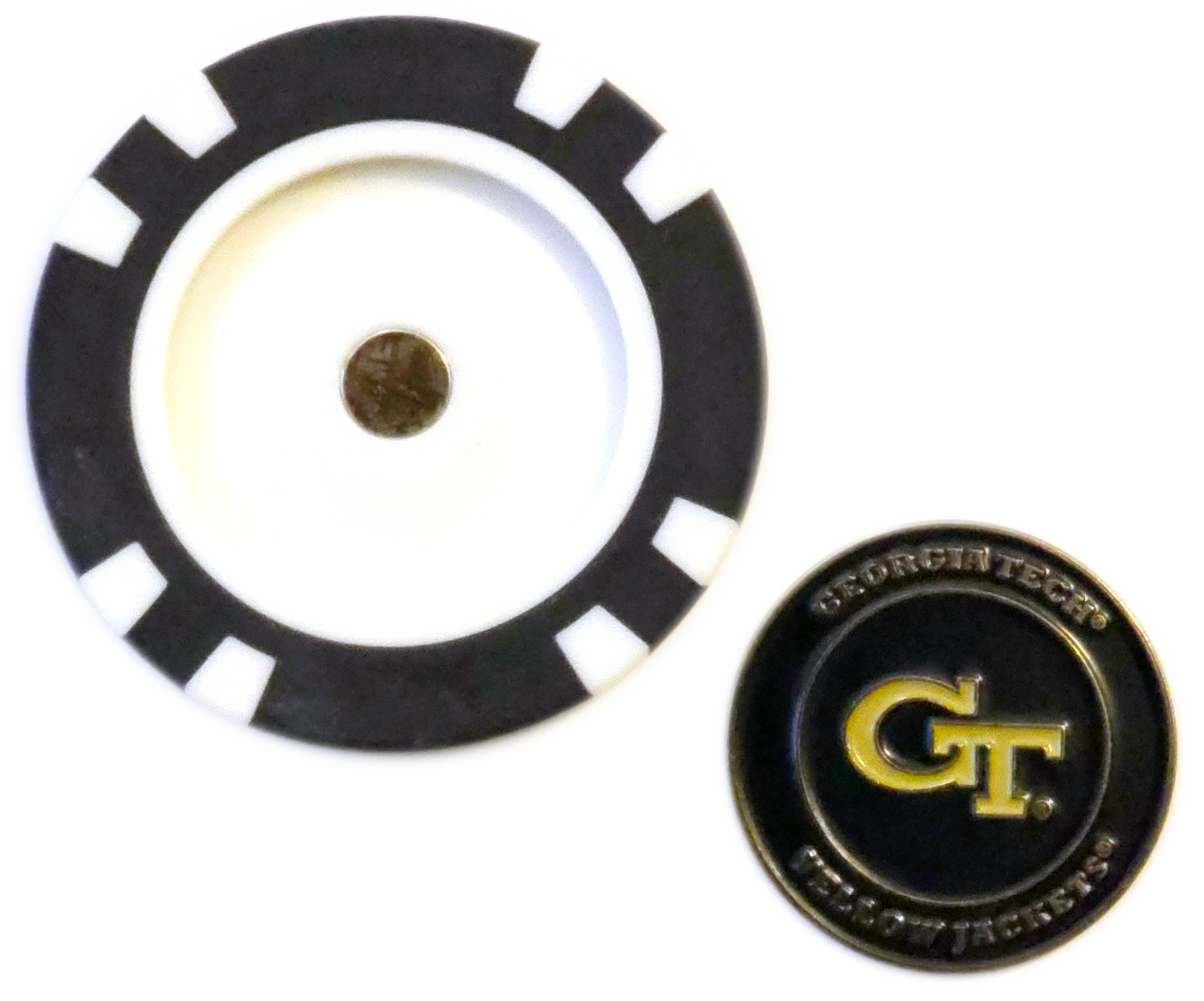 Officially Licensed Georgia Tech Yellow Jackets Poker Chip Ball Marker