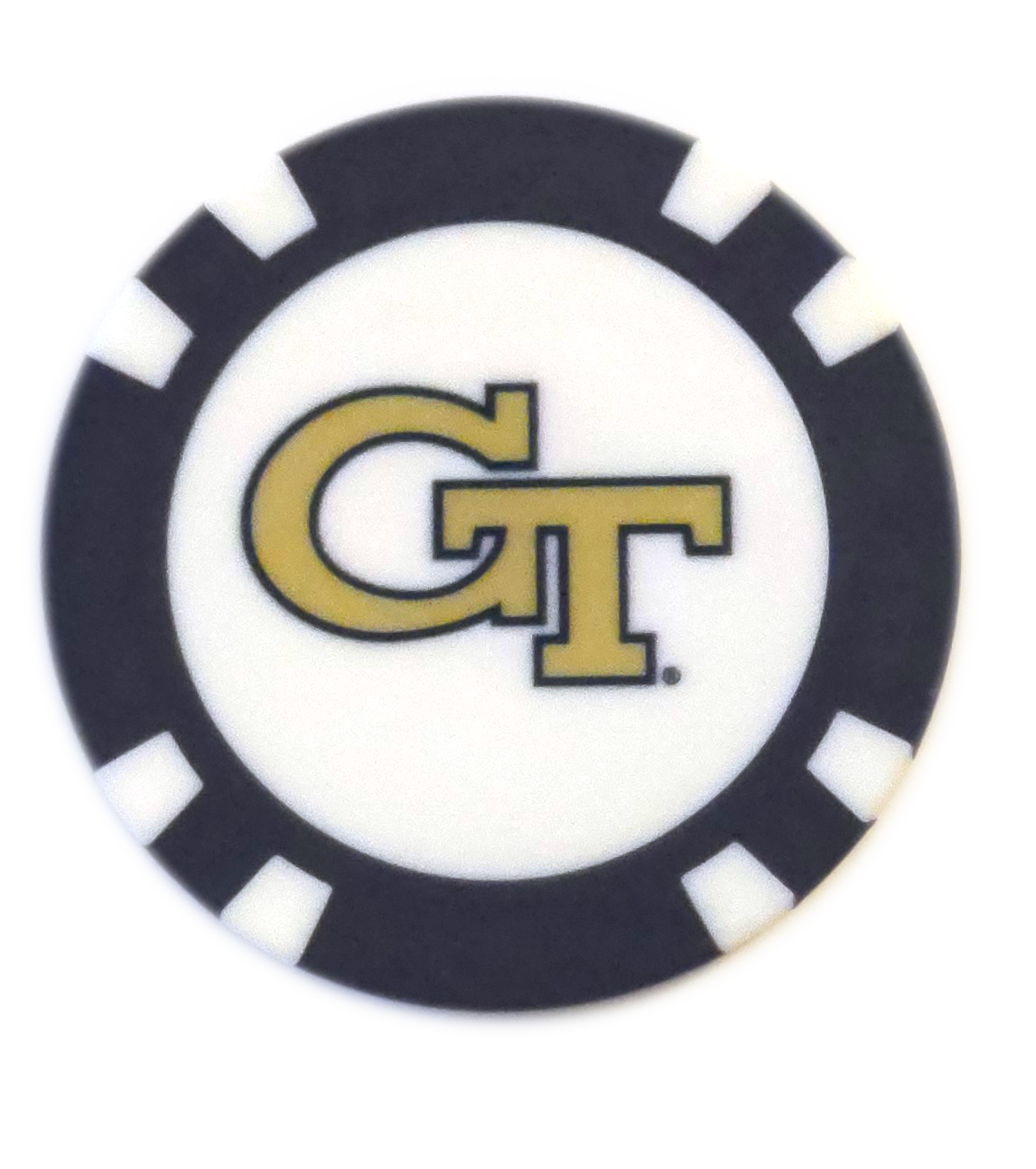 Officially Licensed Georgia Tech Yellow Jackets Poker Chip Ball Marker