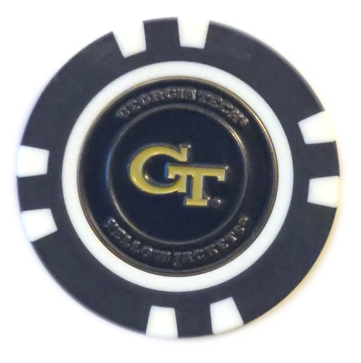 Officially Licensed Georgia Tech Yellow Jackets Poker Chip Ball Marker