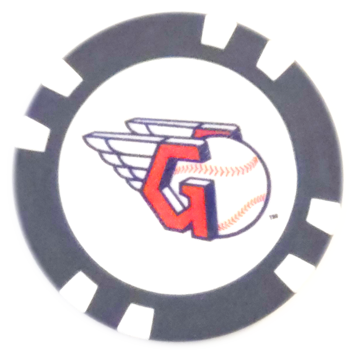 Officially Licensed Cleveland Guardians Poker Chip Ball Marker