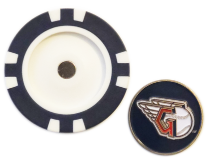 Officially Licensed Cleveland Guardians Poker Chip Ball Marker