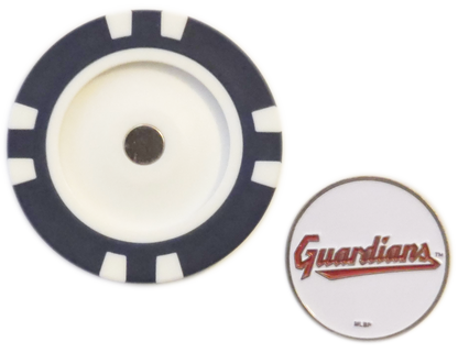 Officially Licensed Cleveland Guardians Poker Chip Ball Marker