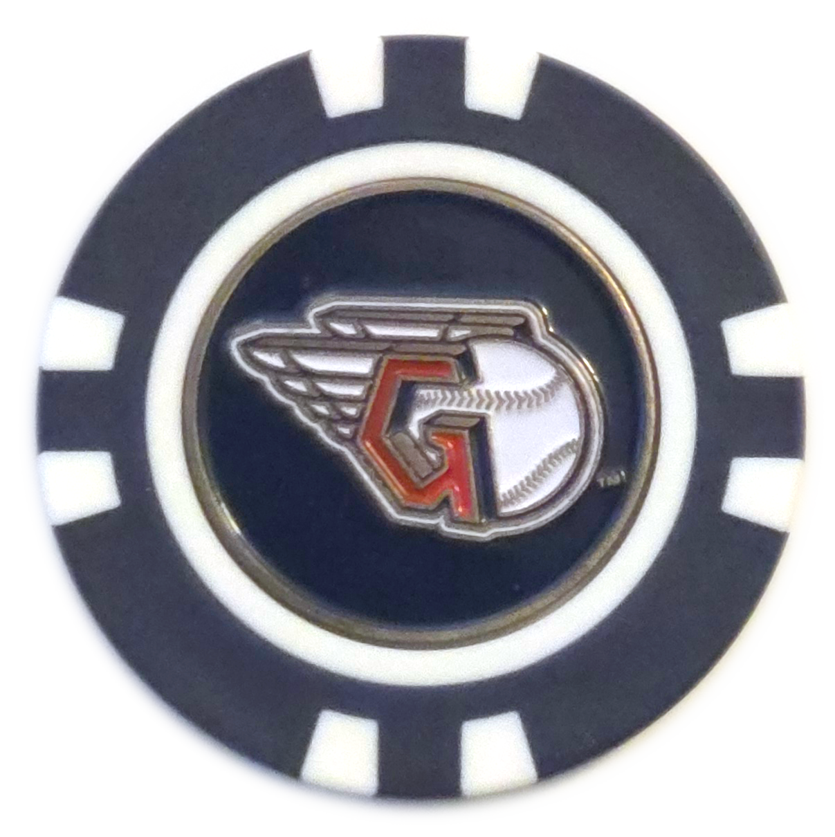 Officially Licensed Cleveland Guardians Poker Chip Ball Marker