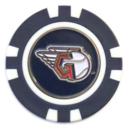 Officially Licensed Cleveland Guardians Poker Chip Ball Marker