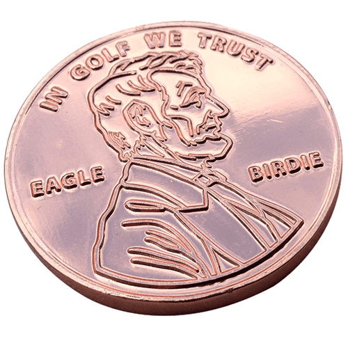 Giant Lucky Penny Ball Marker & Hat Clip - product detail 4