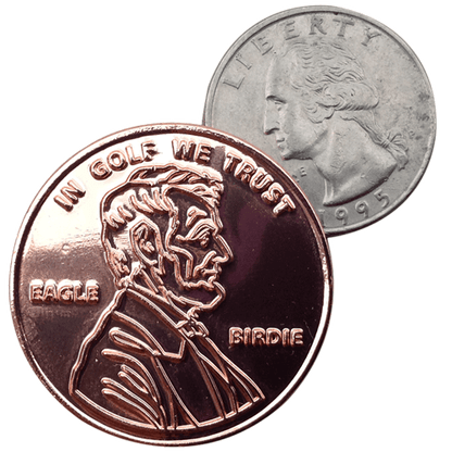 Giant Lucky Penny Ball Marker & Hat Clip - product detail 2