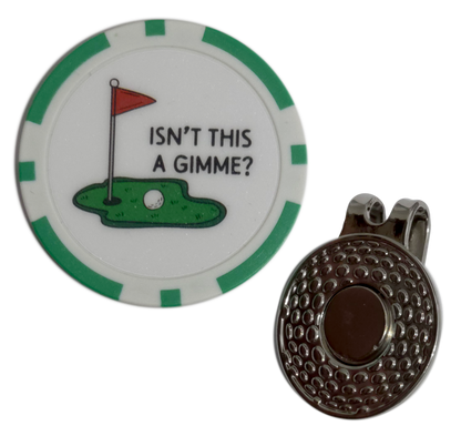 “Isn’t This a Gimme?” Golf Ball Marker Poker Chip