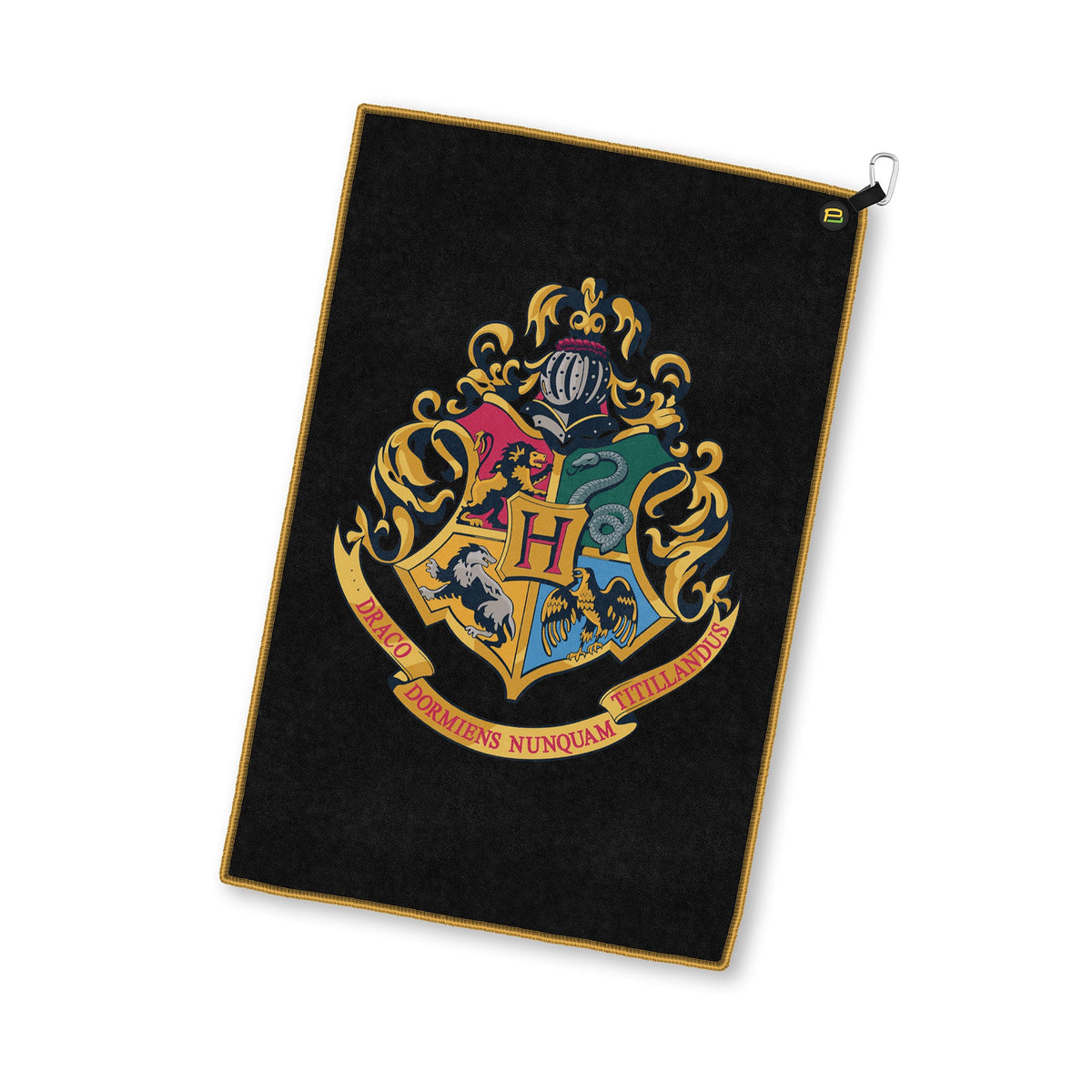 Harry Potter Hogwarts Golf Towel 24"x16" Double Sided [Non-Magnetic]