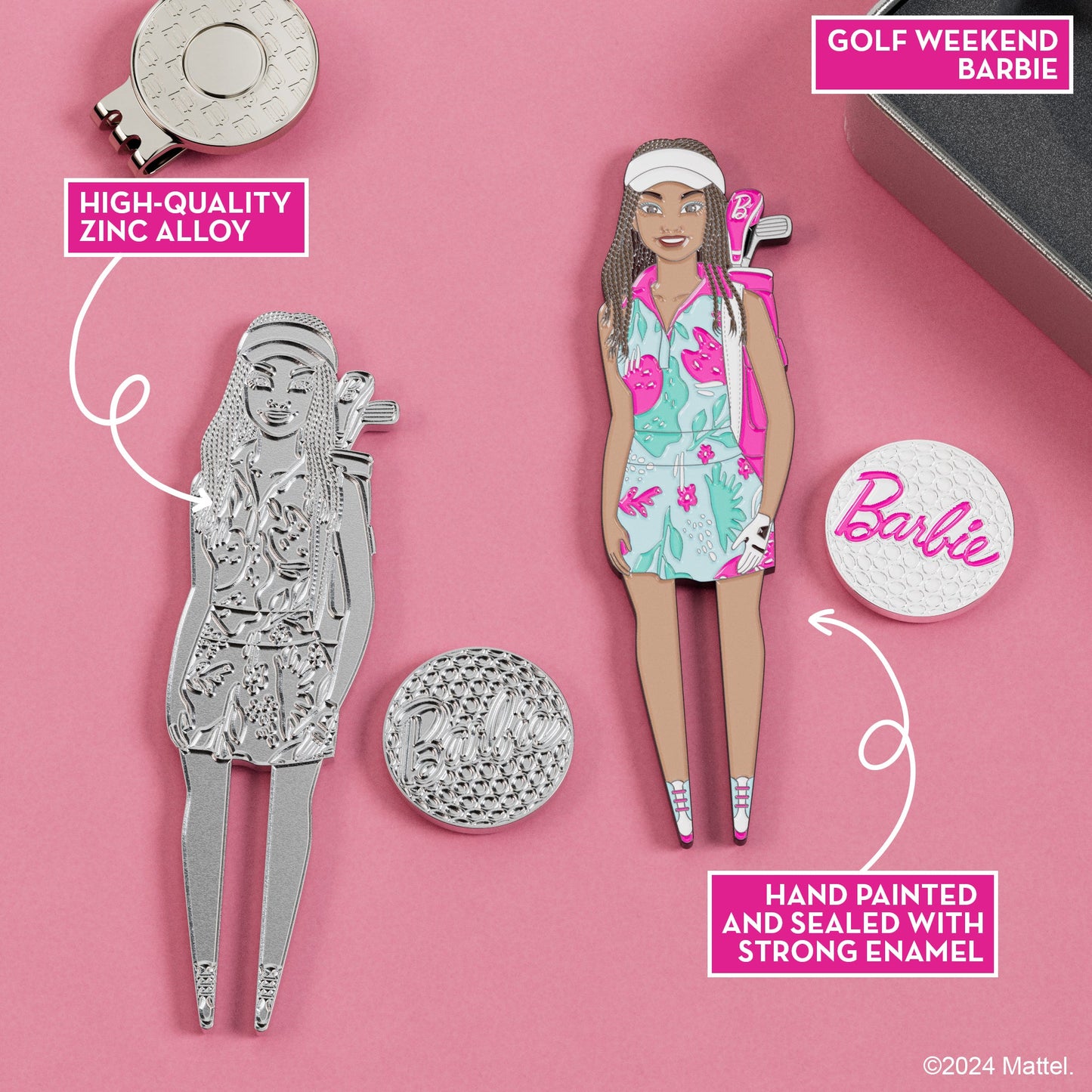 Golf Weekend Barbie Divot Tool with Barbie Ball Marker