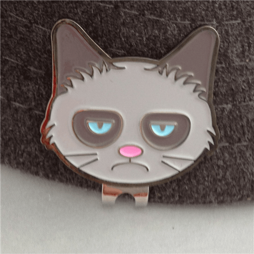 Grumpy Cat Ball Marker & Hat Clip - product detail 3