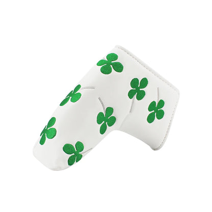 Lucky Charm Four Leaf Clover Golf Putter Cover: Swing with Fortune