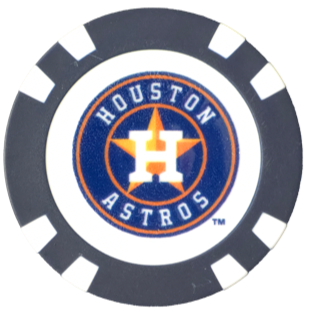 Officially Licensed Houston Astros Poker Chip Ball Marker