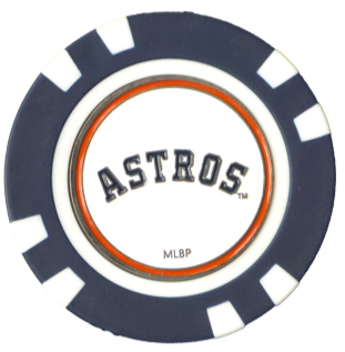 Officially Licensed Houston Astros Poker Chip Ball Marker