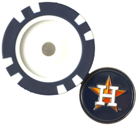 Officially Licensed Houston Astros Poker Chip Ball Marker