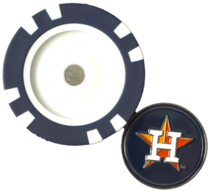 Officially Licensed Houston Astros Poker Chip Ball Marker