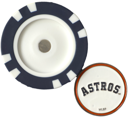 Officially Licensed Houston Astros Poker Chip Ball Marker