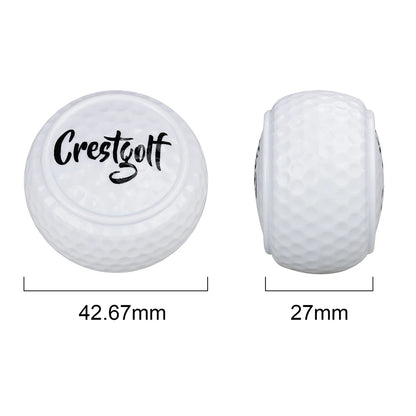 Crestgolf Flat Putting Ball – Precision Practice Trainer