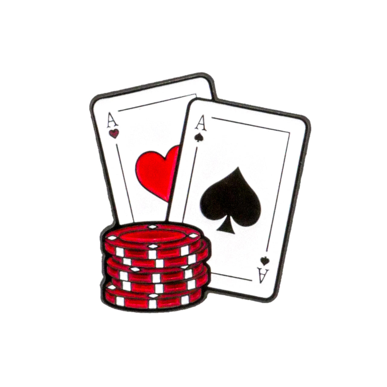 Big Pair of Aces Ball Marker