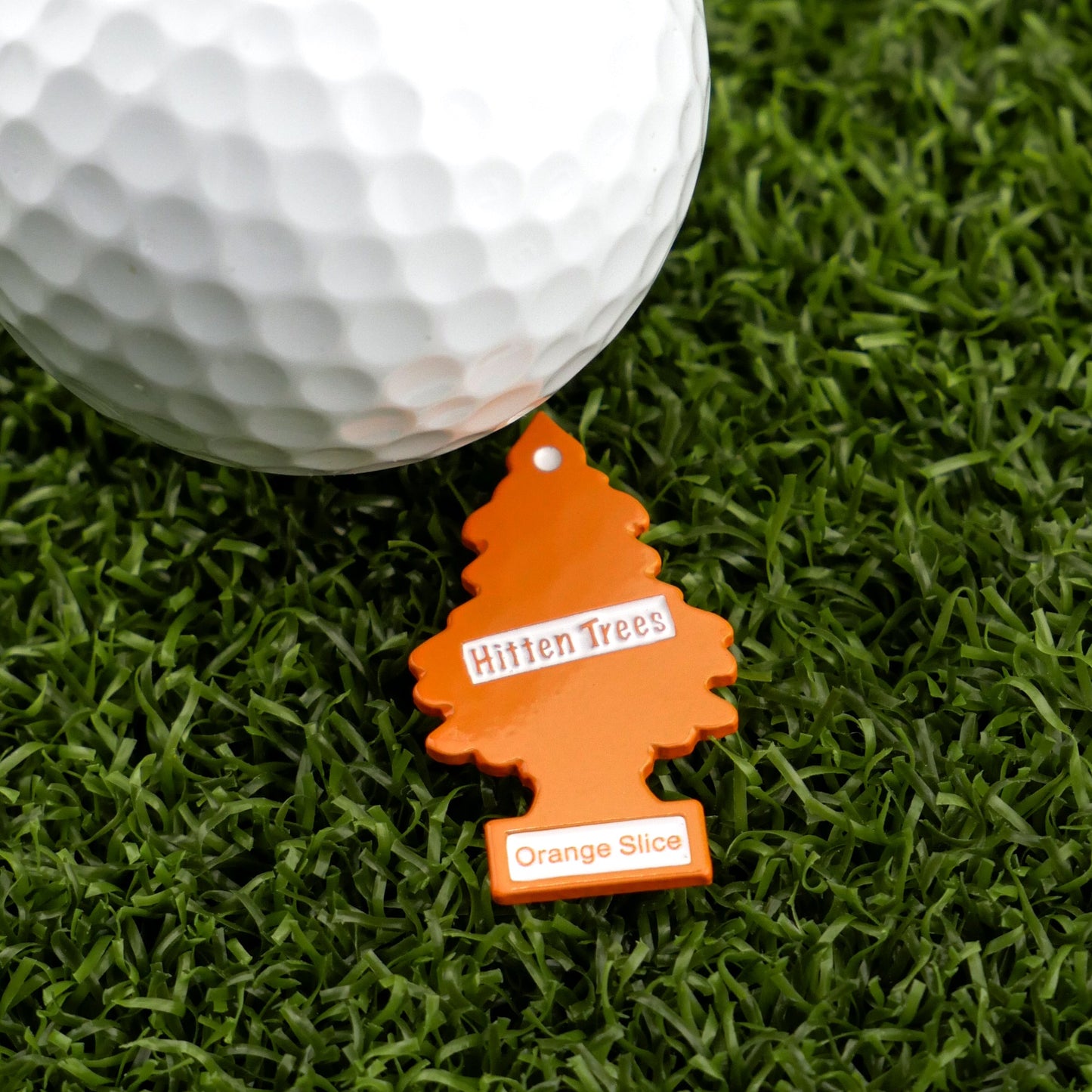Hitten Trees Orange Slice Ball Marker