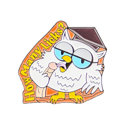 How many licks? Owl Ball Marker