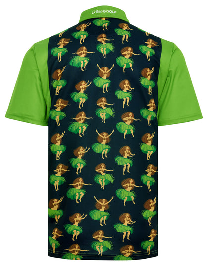Hula Girls Mens Golf Polo Shirt by ReadyGOLF