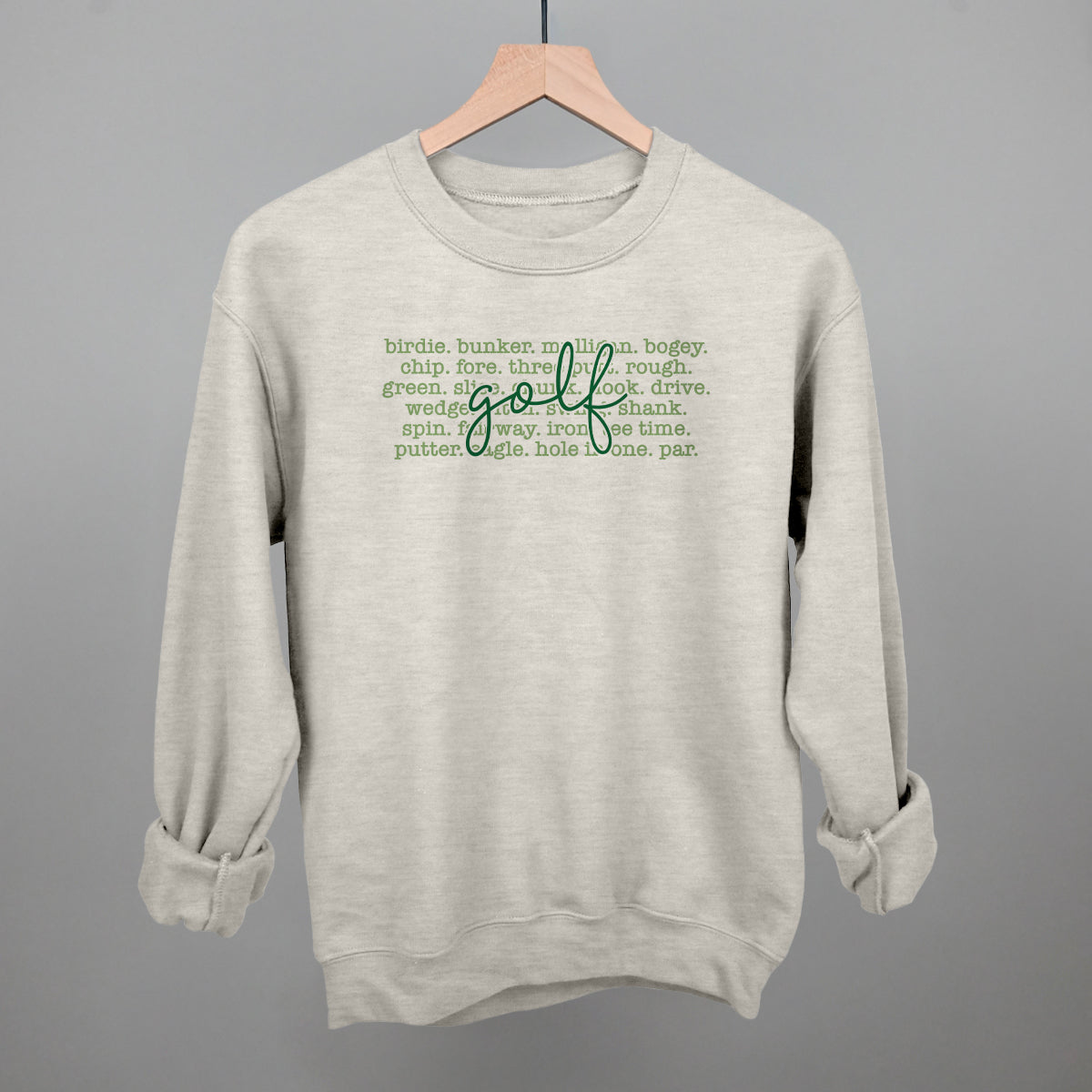 Golf Terms Script Graphic Apparel - product detail 10
