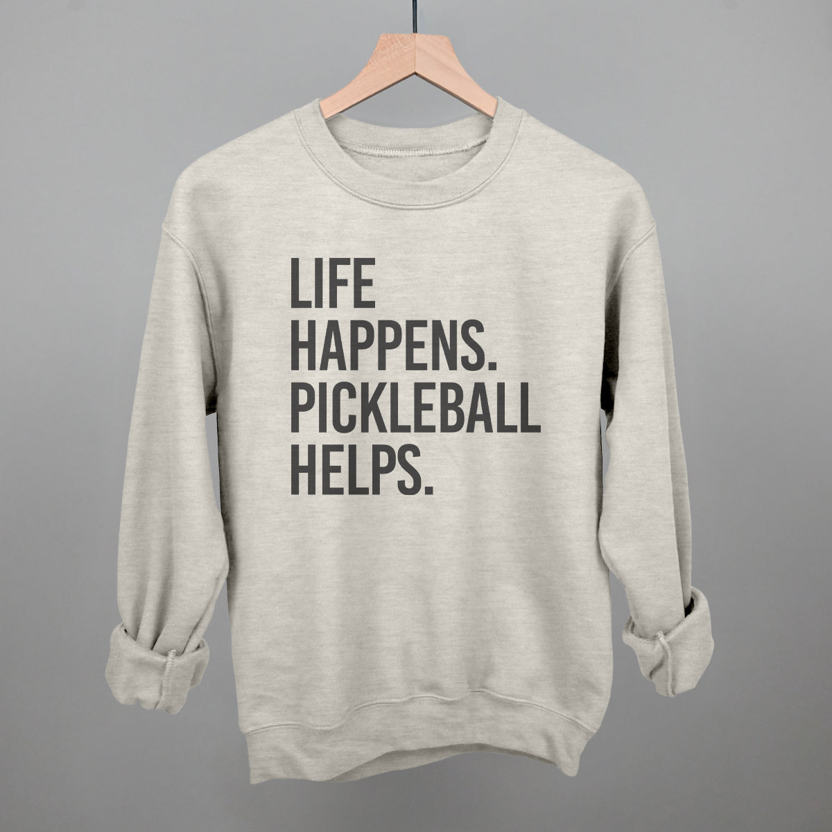 Life Happens Pickleball Helps Graphic Apparel - product detail 10