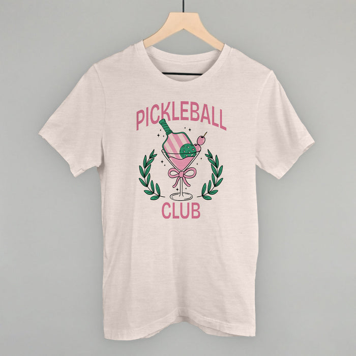 Pickleball Club Martini Graphic Apparel