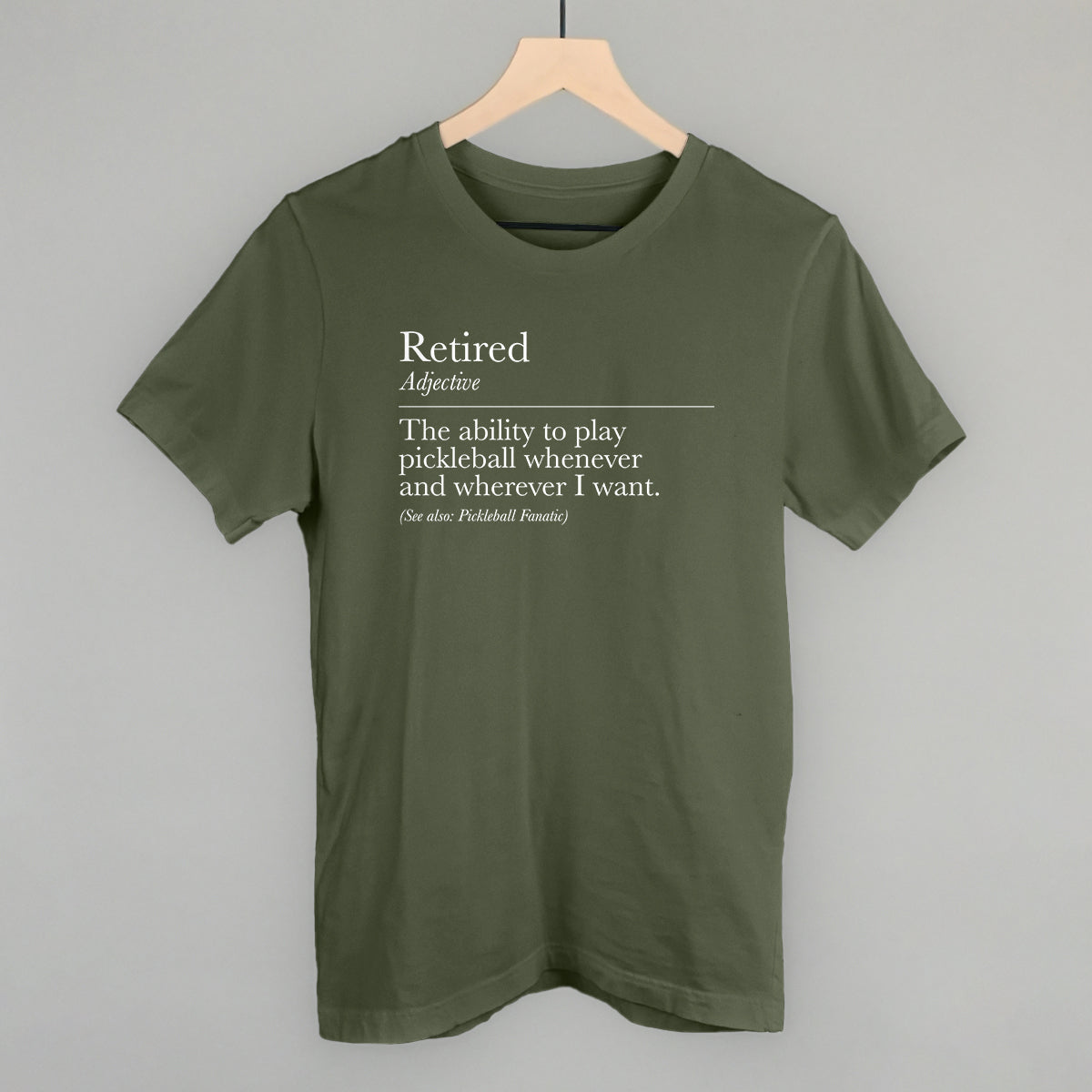 Retired Definition Pickleball Graphic Tees & Sweatshirts - product detail 2