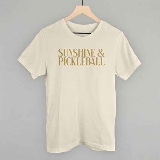 Sunshine & Pickleball Graphic Apparel