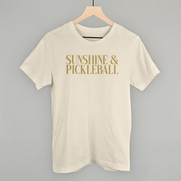 Sunshine & Pickleball Graphic Apparel
