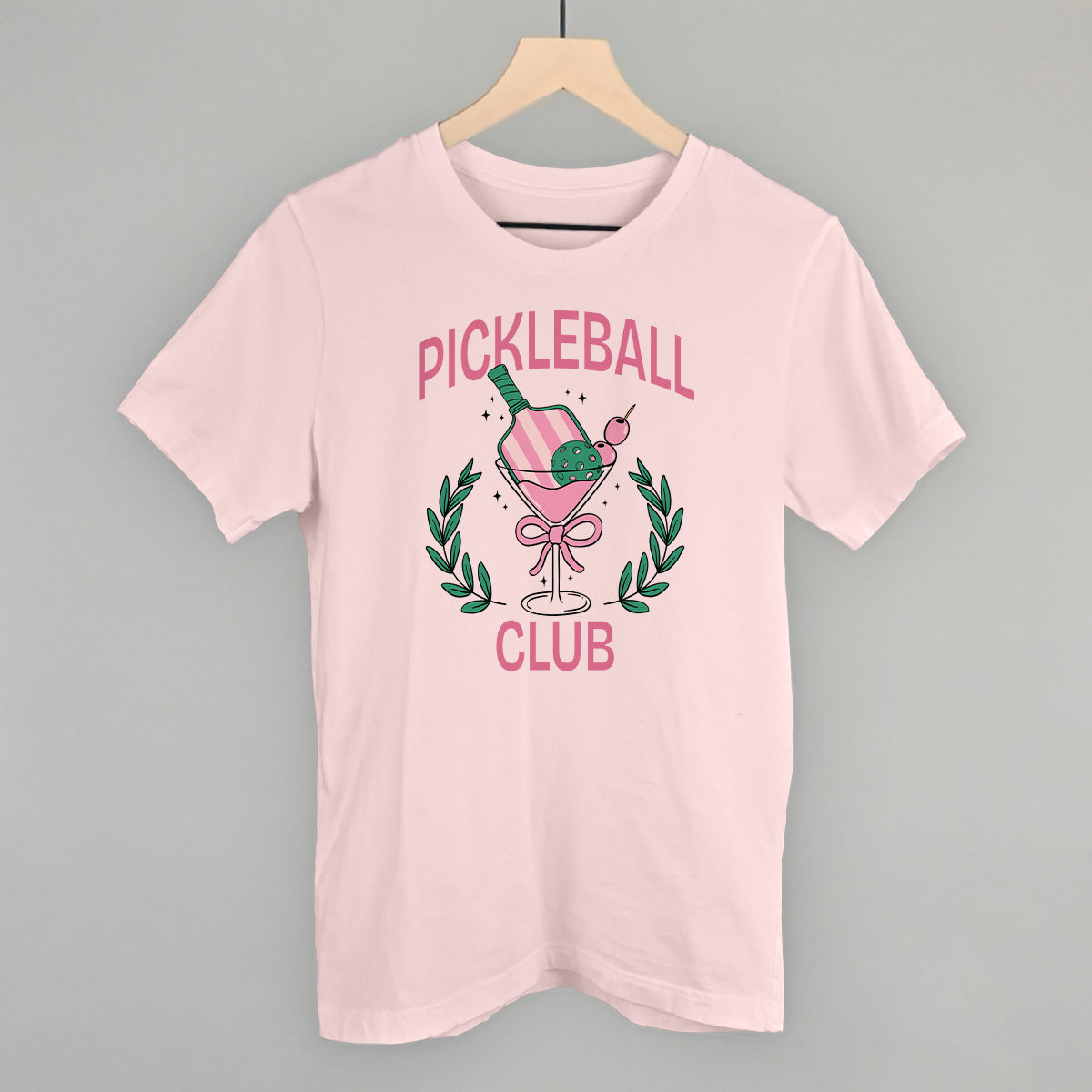 Pickleball Club Martini Graphic Apparel - product detail 2