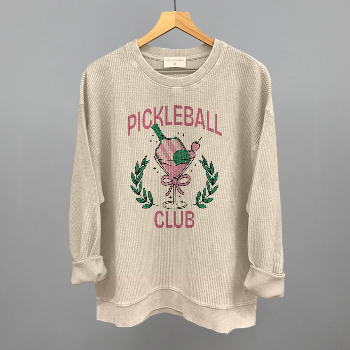 Pickleball Club Martini Graphic Apparel - product detail 7