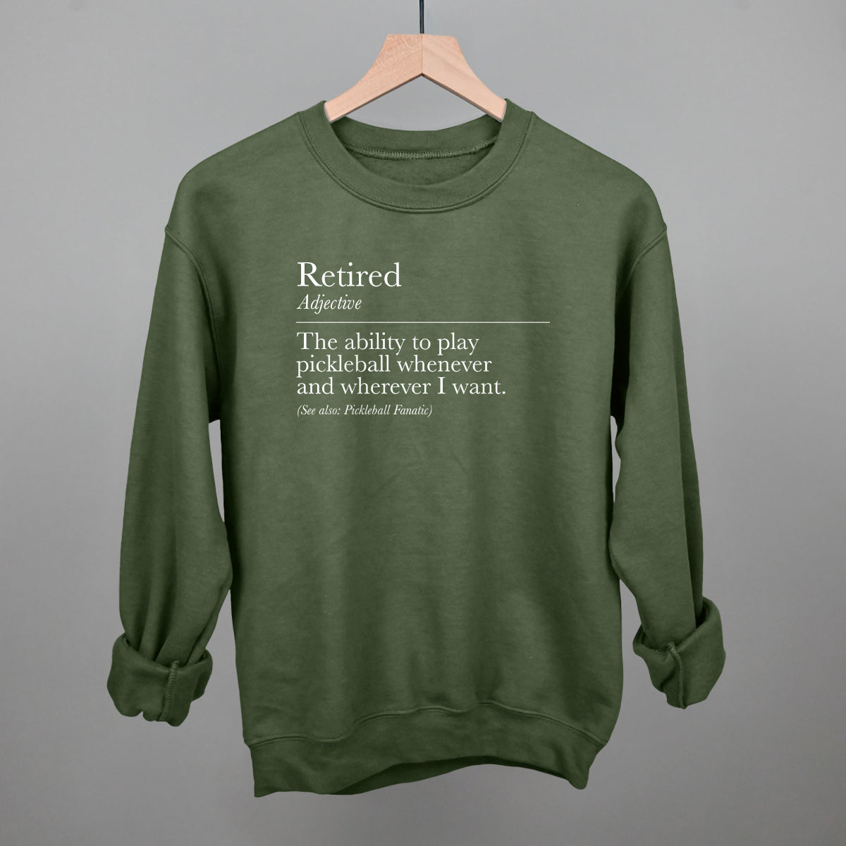Retired Definition Pickleball Graphic Tees & Sweatshirts - product detail 11