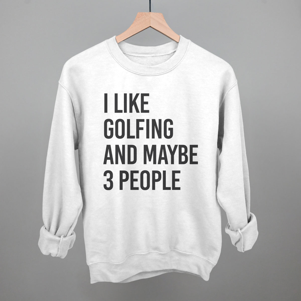 I Like Golfing and Maybe 3 People Graphic Apparel - product detail 12