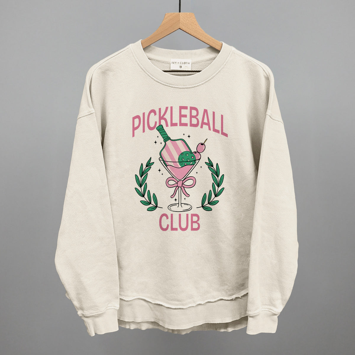 Pickleball Club Martini Graphic Apparel - product detail 5