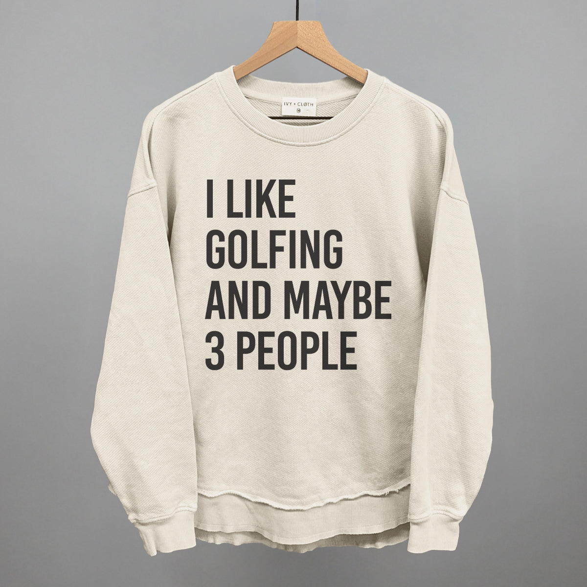 I Like Golfing and Maybe 3 People Graphic Apparel - product detail 5
