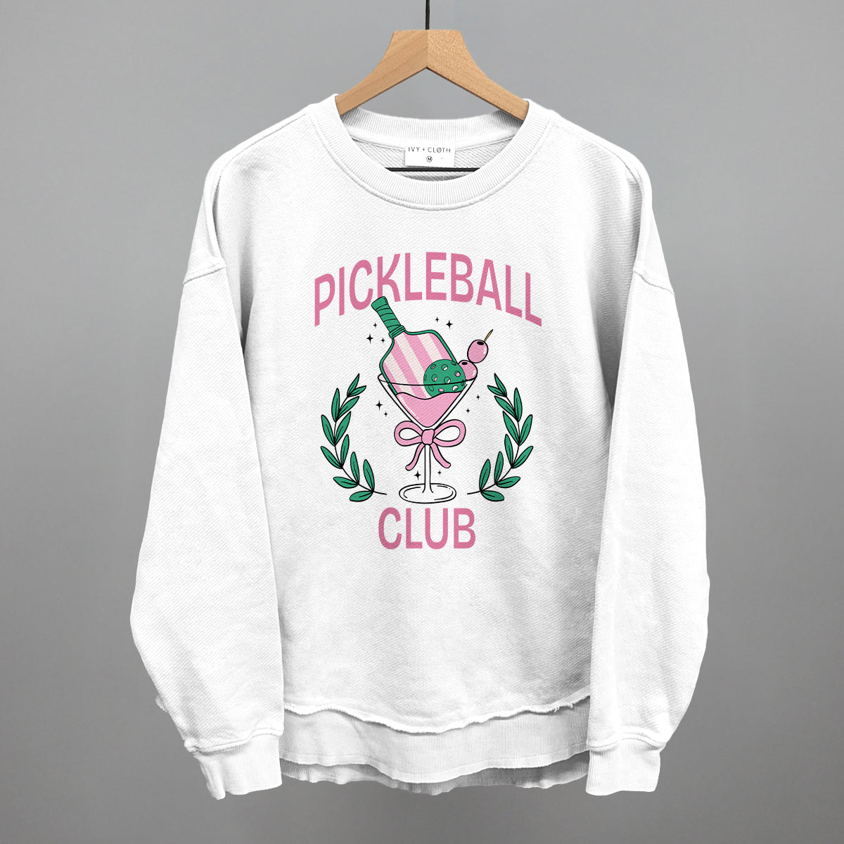 Pickleball Club Martini Graphic Apparel - product detail 6