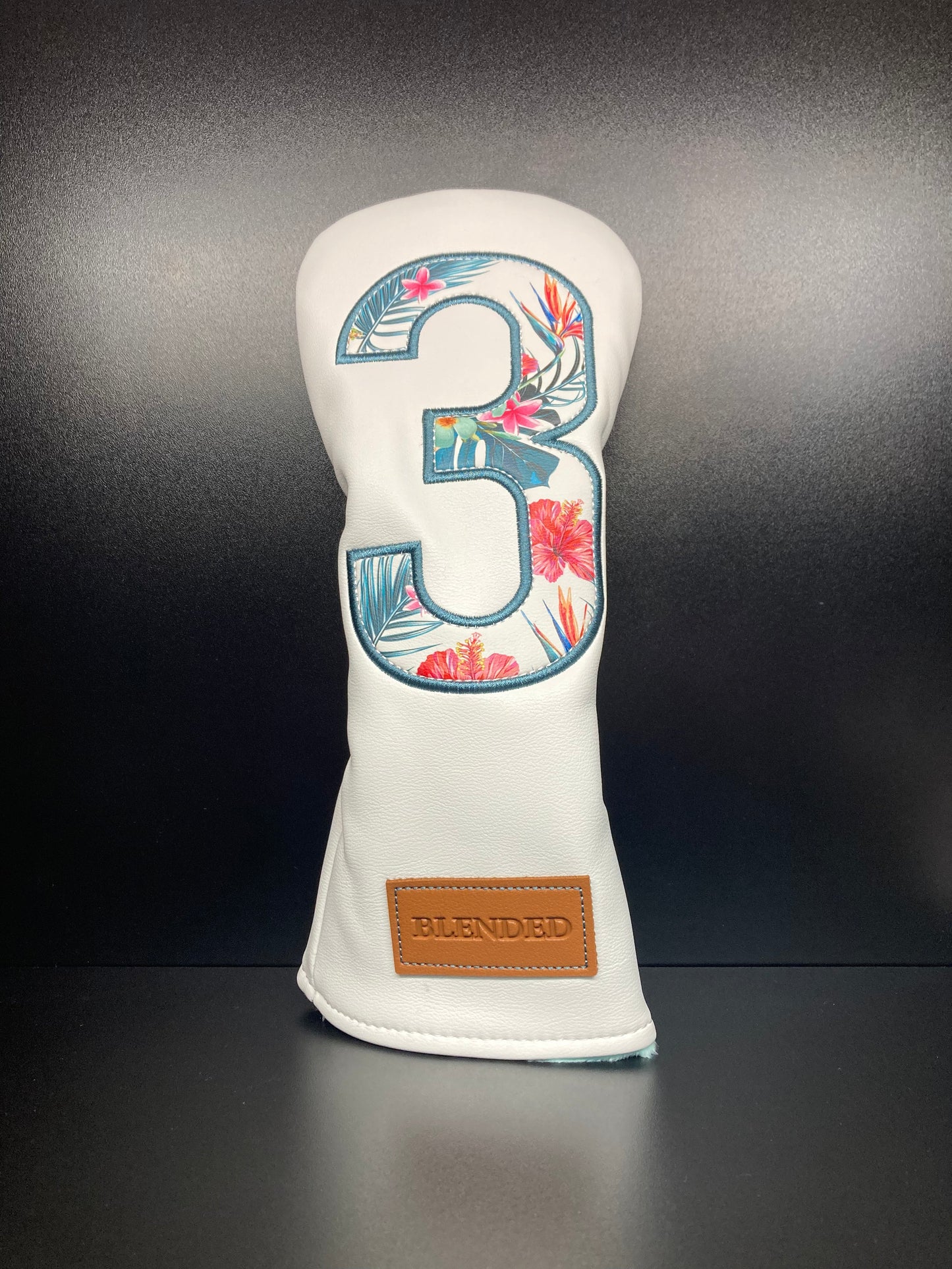 Tropical Floral Print Headcover