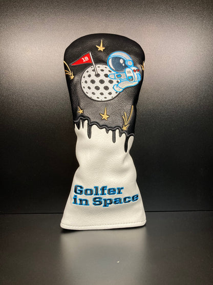 Astronaut Golfer in Space Headcover