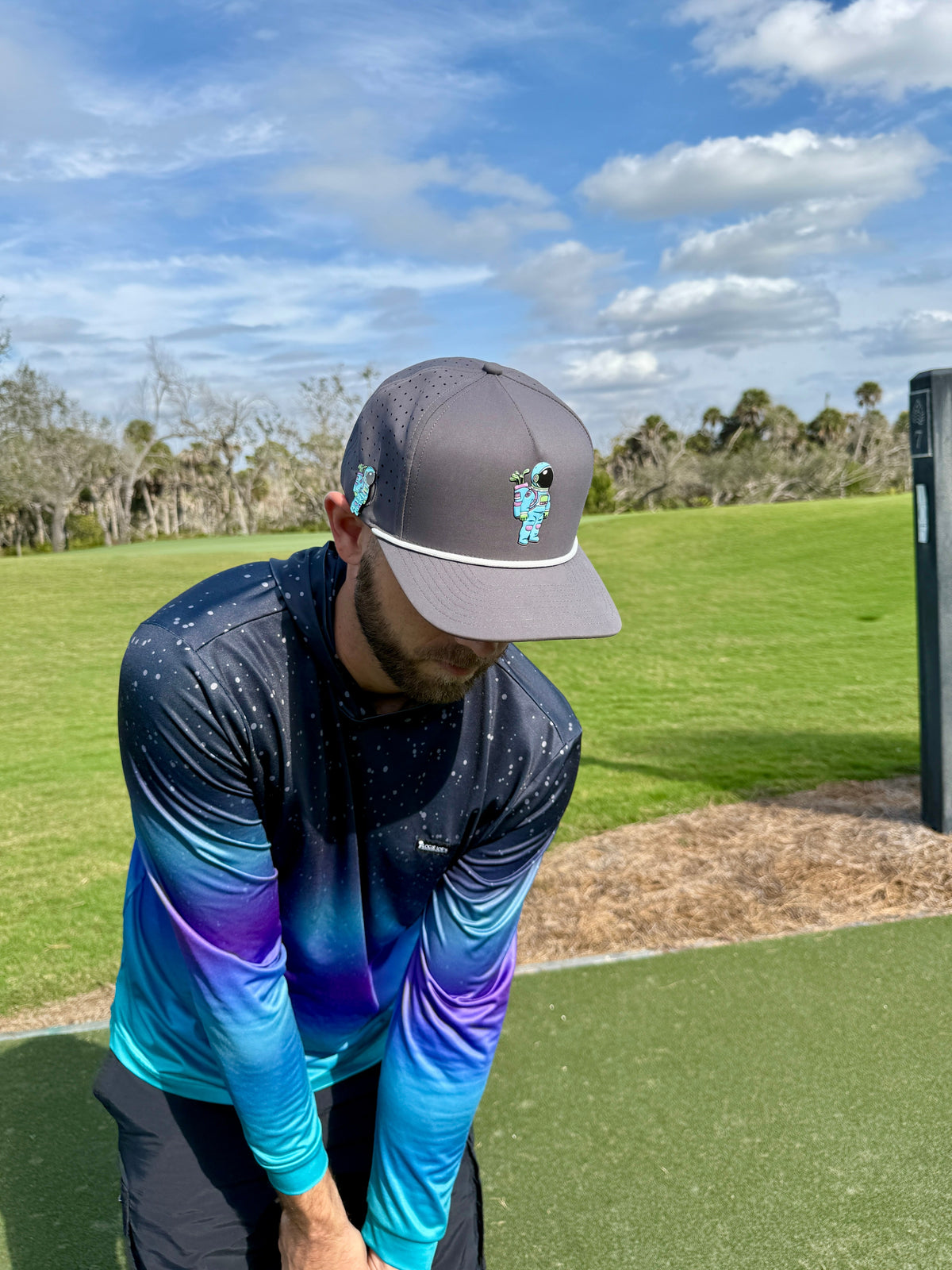 Youth Astronaut Walker Golf Hat | Magnetic Ball Marker Snapback