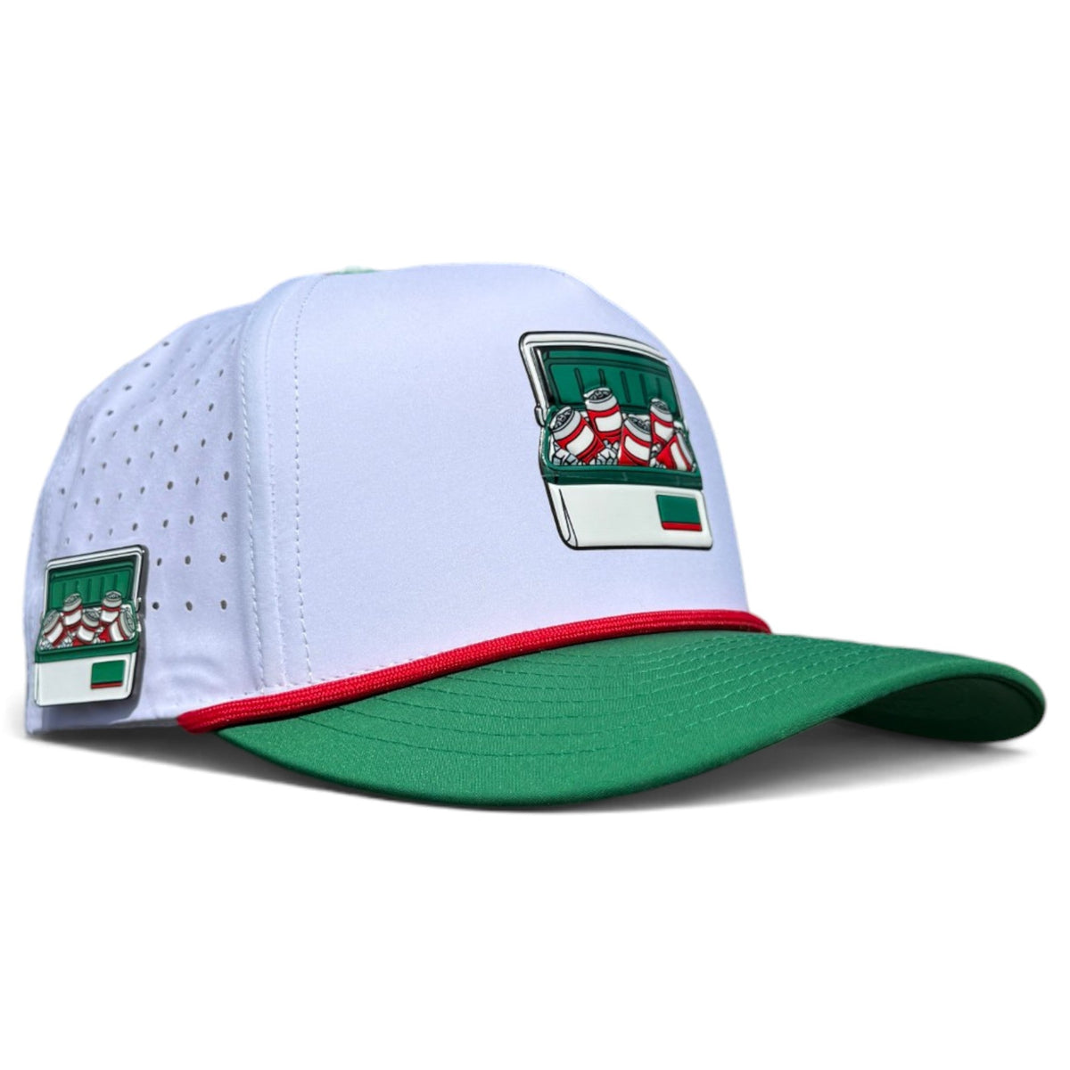 Vintage Cooler Golf Hat | Magnetic Ball Marker Snapback