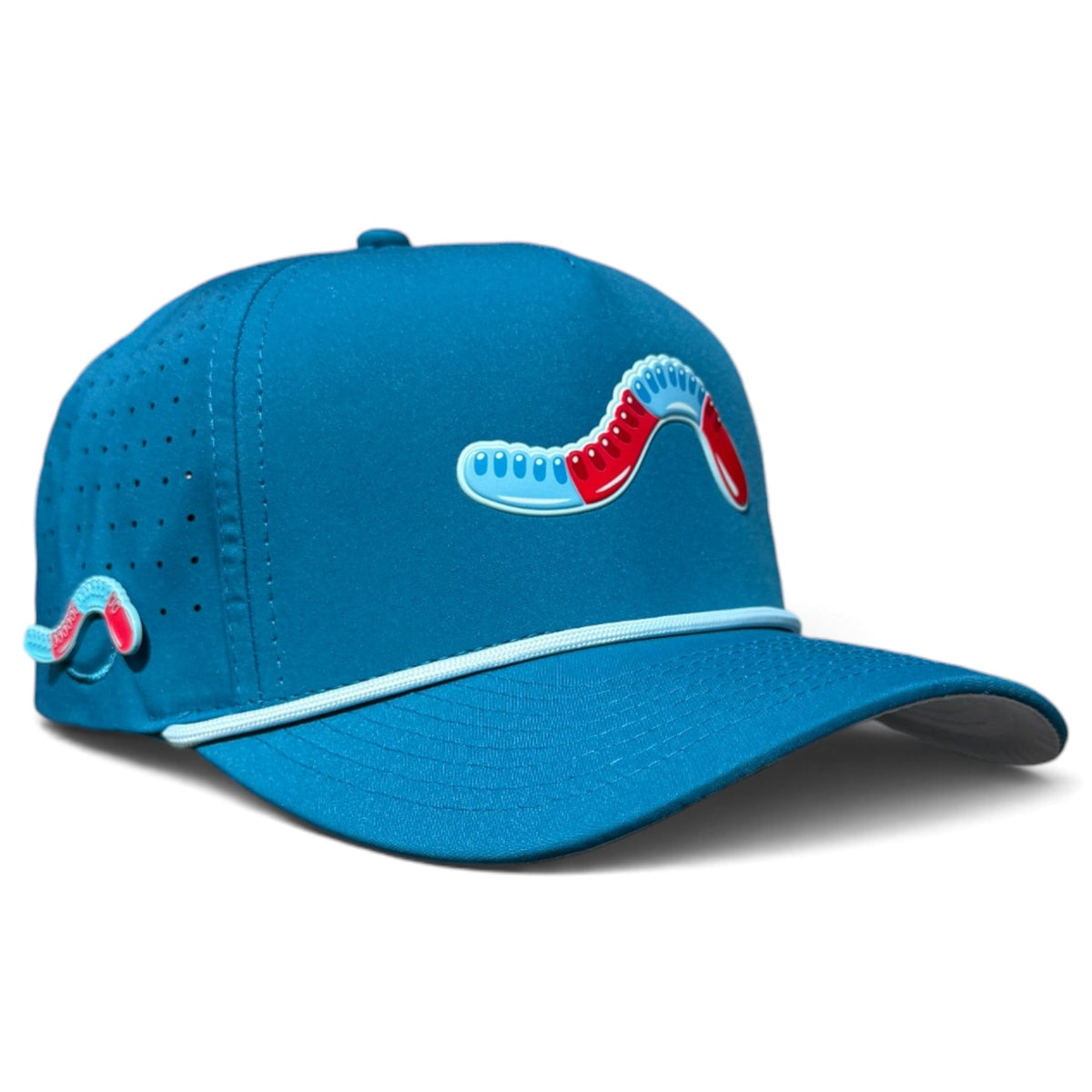 Gummy Worm Golf Hat | Magnetic Ball Marker Snapback