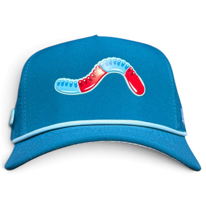 Gummy Worm Golf Hat | Magnetic Ball Marker Snapback