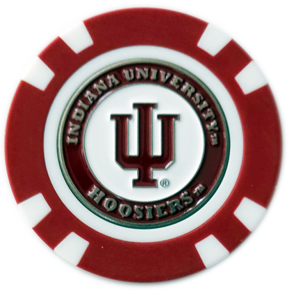 Officially Licensed Indiana Hoosiers Poker Chip Ball Marker